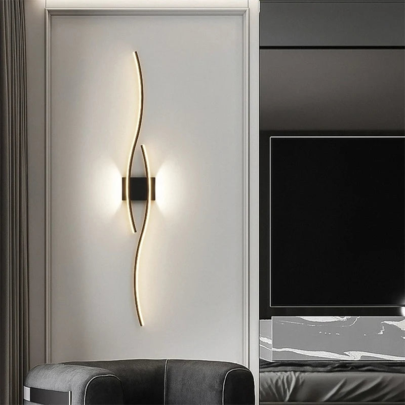 Double Curve Wall Lamp