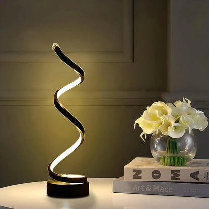 Luxury Spiral Table Lamp