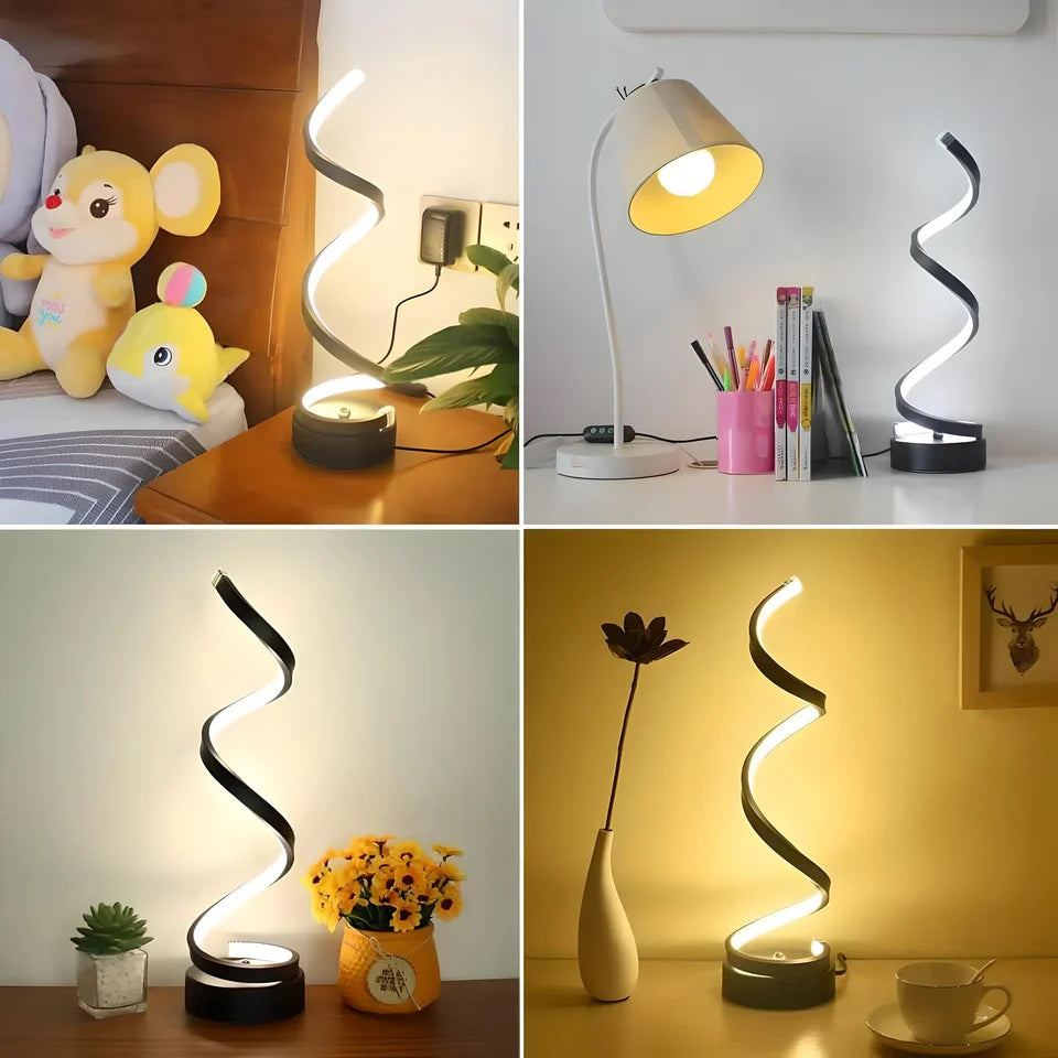 Luxury Spiral Table Lamp